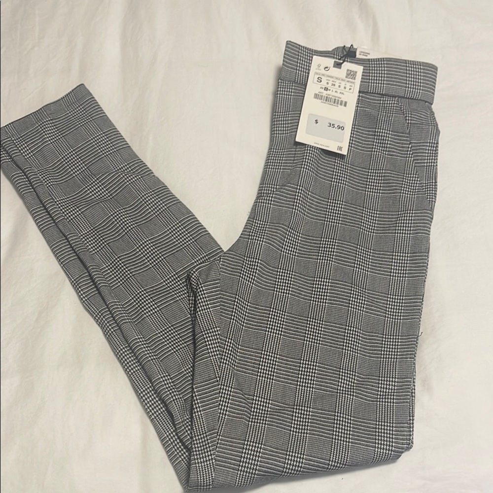 Women’s Gray Plaid leggings